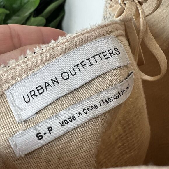 Urban Outfitters Y2K Backless Faux Snake Skin Dress Womens Size S Nude Tone 90s - Picture 8 of 14